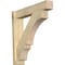 Ekena Millwork Balboa Block Rough Sawn Outlooker, Douglas Fir, 6"W x 28"D x 28"H OUT06X28X28BOA05RDF - alternate 1
